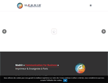 Tablet Screenshot of madrir.com